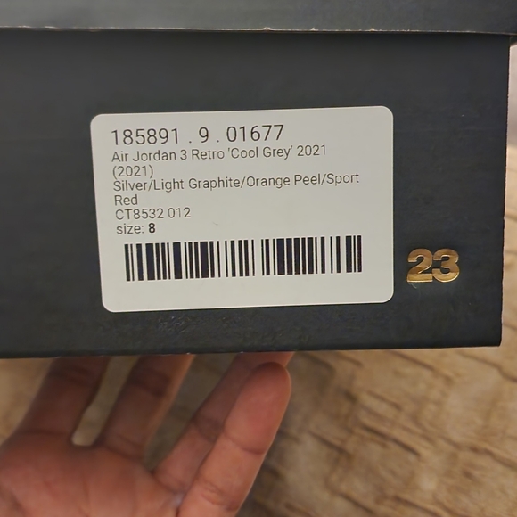 Jordan retro 3 (cool grey) - Picture 2 of 2